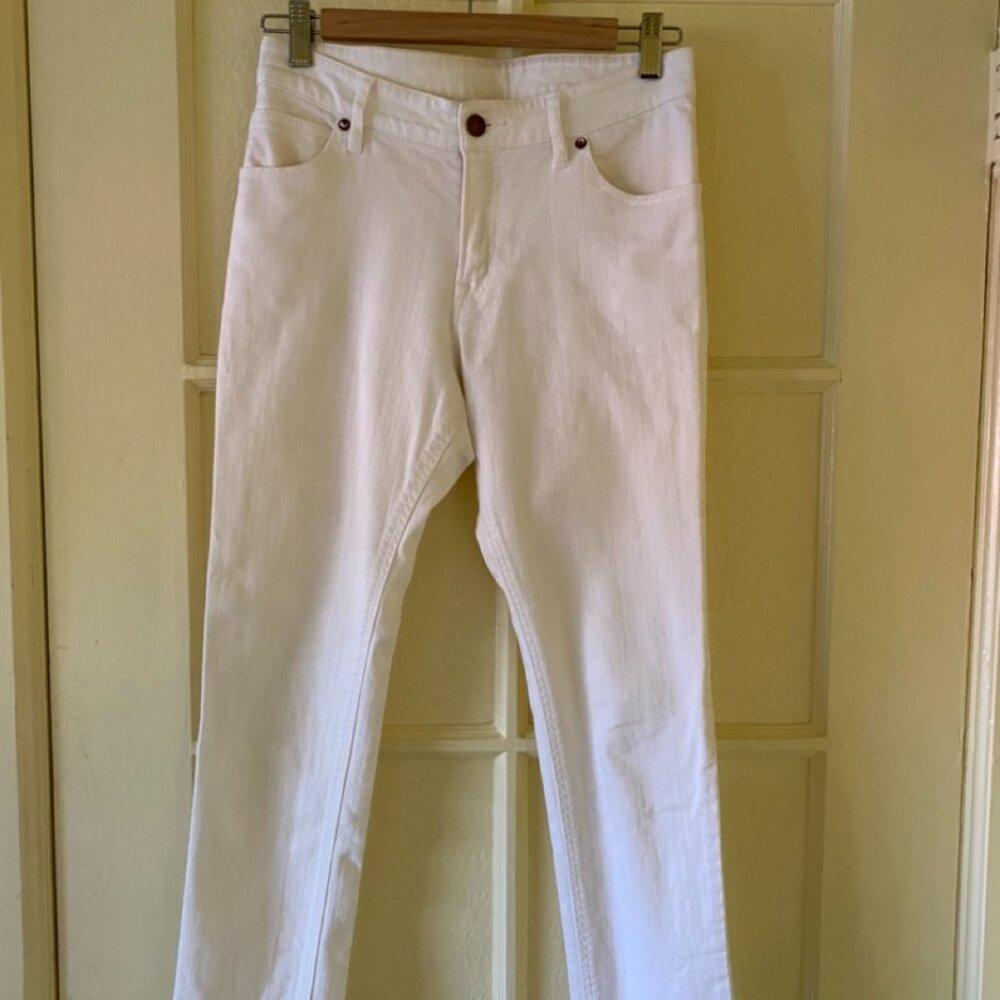 Muji White Skinny Jeans